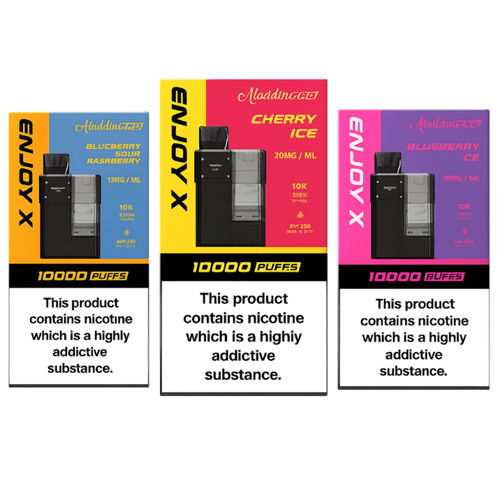 Aladdin Pro Enjoy X 10K Replacement Pods Pack of 5 - Banana Ice