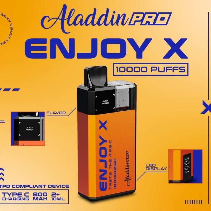 Aladdin Pro Enjoy X 10k Vape Kit Box of 10 - SKT