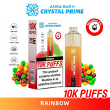 Aura Bar 10000 Disposable Vape By Crystal Prime - Pack of 5 - Rainbow