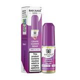 Bar Juice 5000 10ml Nic Salts E - liquids - Box of 10 - Grape Gummy Bear