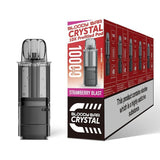 Bloody Bar Crystal 10000 Replacement Pods - Pack of 5 - Strawberry Blast