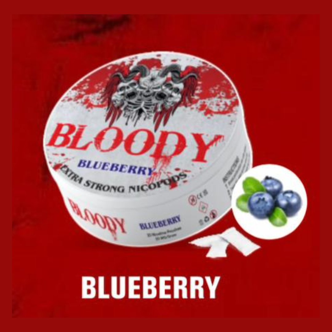 Bloody Mary Nicotine Pouches - Pack of 10 - Blueberry