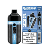 Craving Bar Big Max 22k Prefilled Pod Box of 5 - Blueberry Raspberry / Cherry Ice