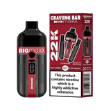 Craving Bar Big Max 22k Prefilled Pod Box of 5 - Fizzy Cherry / Fizzy Orange