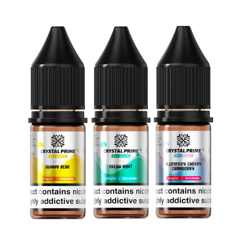 Crystal Prime 7000 Nic Salts 10ml - Pack of 10 - Blueberry Cherry Cranberry