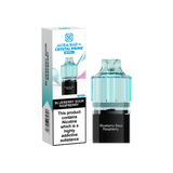 Crystal Prime Aura Bar 10000 Replacement Pods - Box of 5 - Blue Sour Raspberry