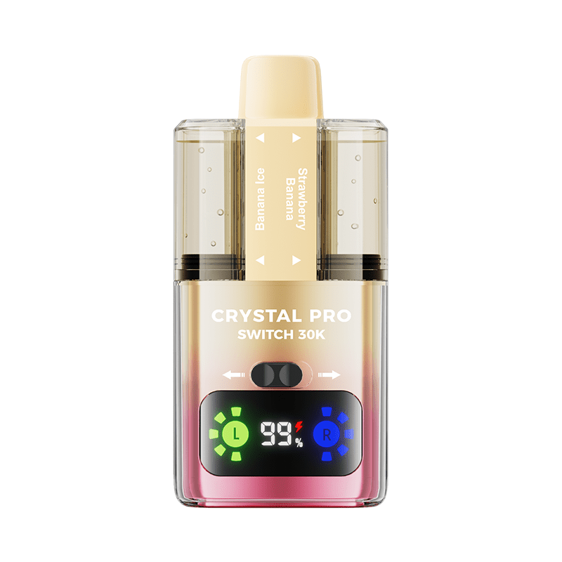 Crystal Pro Switch 30k Prefilled Pod Vape Kit - Pack of 5 - Blueberry Cotton Candy/Raspberry Cotton Candy