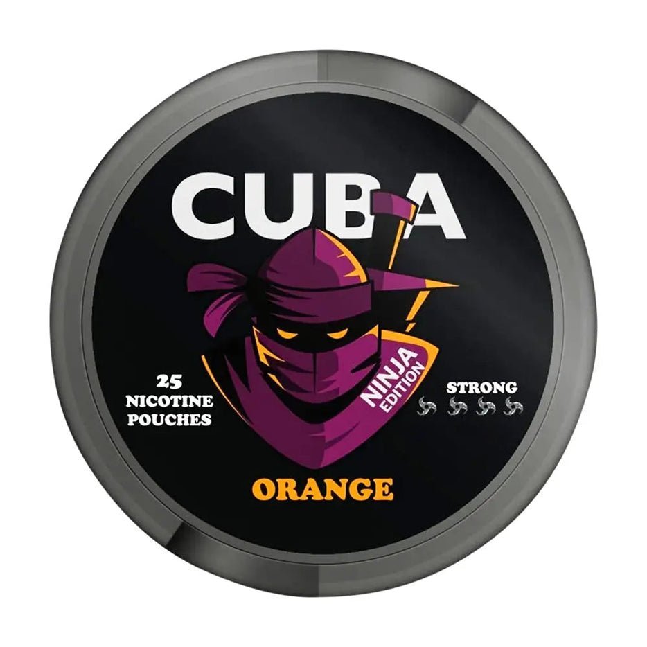 CUBA Ninja Edition Nicotine Pouches Box of 10 - Orannge