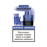 Defender F1 - 10000 Replacement Refill Pods ( Box of 10 ) - Blue Razz Lemonade