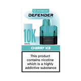 Defender F1 - 10000 Replacement Refill Pods ( Box of 10 ) - Cherry Ice