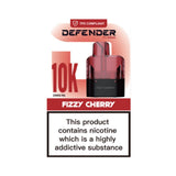 Defender F1 - 10000 Replacement Refill Pods ( Box of 10 ) - Fizzy Cherry