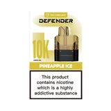 Defender F1 - 10000 Replacement Refill Pods ( Box of 10 ) - Pineapple Ice