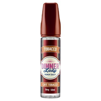 Dinner Lady Tobacco 50ml Shortfill - Cafe Tobacco
