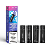 Elf Bar 4 - In - 1 Prefilled Replacement Pods - Box of 10 - Blueberry Edition