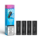 Elf Bar 4 - In - 1 Prefilled Replacement Pods - Box of 10 - Ice Drinks Edition