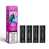 Elf Bar 4 - In - 1 Prefilled Replacement Pods - Box of 10 - Purple Edition