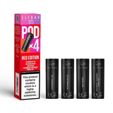 Elf Bar 4 - In - 1 Prefilled Replacement Pods - Box of 10 - Red Edition