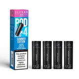 Elf Bar 4 - In - 1 Prefilled Replacement Pods - Box of 10 - Summer Edition