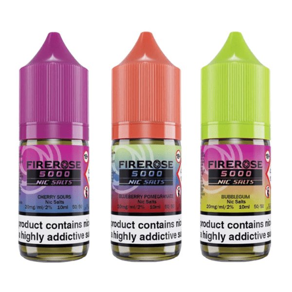 Elux Firerose 5000 Nic Salt E - Liquid 10ml - Box of 10 - Berry Bang
