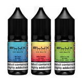 Elux Legend Nic Salts - 10ml E - liquids - Box of 10 - Apple Peach