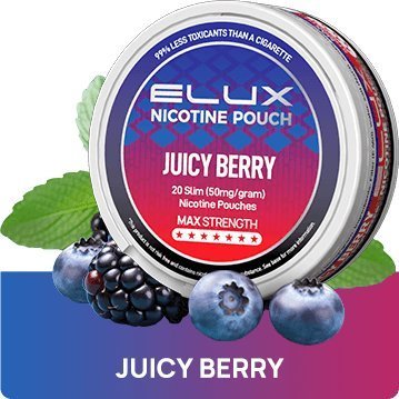 Elux Nicotine Pouches - Pack of 10 - Juicy Berry