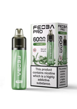 Feoba Pro 6000+ Disposbale Vape - Box of 5 - Fresh Mint