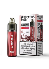 Feoba Pro 6000+ Disposbale Vape - Box of 5 - Strawberry Raspberry Ice