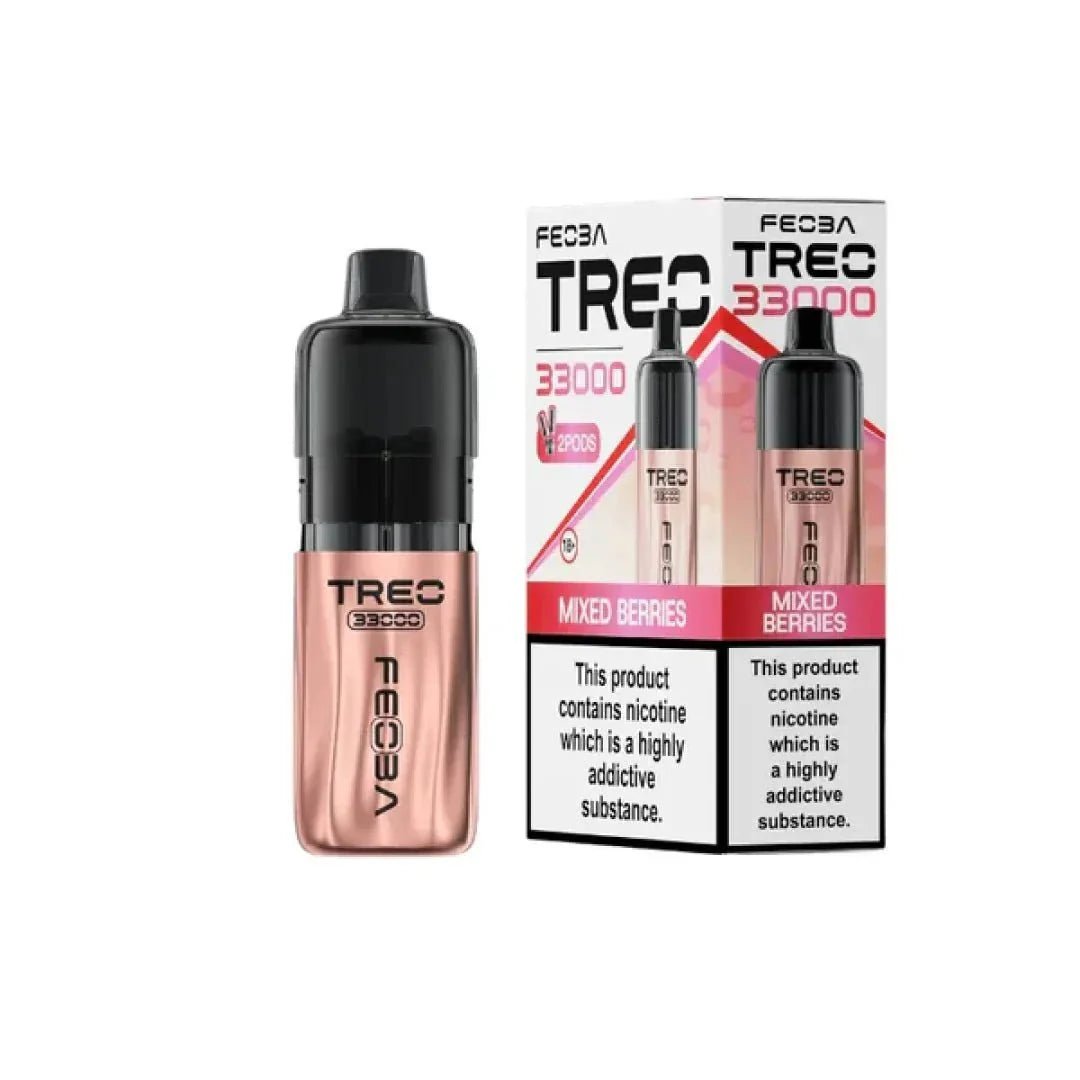 Feoba Treo 33k Prefilled Pod Vape Kit Box of 5 - Mixed Berries