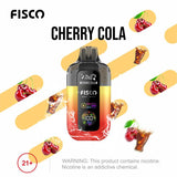 Fisco Point Pro 7000 Prefilled Pod Vape Box of 5 - Cherry Cola