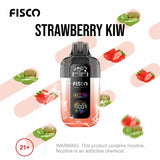 Fisco Point Pro 7000 Prefilled Pod Vape Box of 5 - Strawberry Kiwi