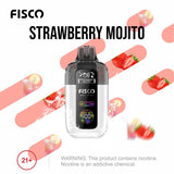 Fisco Point Pro 7000 Prefilled Pod Vape Box of 5 - Strawberry Mojito