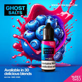 GHOST 3500 Nic Salts 10ml - Box of 10 - Blue Sour Raspberry