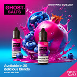GHOST 3500 Nic Salts 10ml - Box of 10 - Blueberry Pomegranate