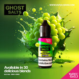 GHOST 3500 Nic Salts 10ml - Box of 10 - Sweet Green Grape