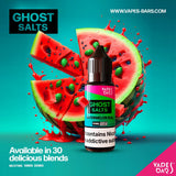 GHOST 3500 Nic Salts 10ml - Box of 10 - Watermelon Bull
