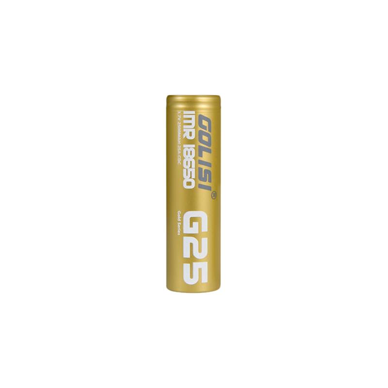 Golisi S25 - 18650 Battery - 2500mAh - Pack of 2 - 