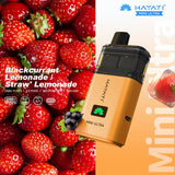 Hayati Mini Ultra 1500 Disposable Vape - Box of 5 - Blackcurrant Lemonade / Straw Lemonade