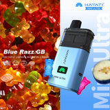 Hayati Mini Ultra 1500 Disposable Vape - Box of 5 - Blue Razz GB