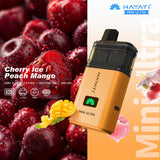 Hayati Mini Ultra 1500 Disposable Vape - Box of 5 - Cherry Ice / Peach Mango