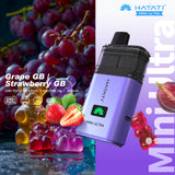 Hayati Mini Ultra 1500 Disposable Vape - Box of 5 - Grape GB / Strawberry GB