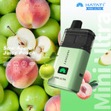 Hayati Mini Ultra 1500 Disposable Vape - Box of 5 - Sour Apple / Juicy Peach