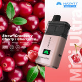 Hayati Mini Ultra 1500 Disposable Vape - Box of 5 - Straw' Cranberry Cherry / Cherry Ice