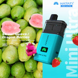 Hayati Mini Ultra 1500 Disposable Vape - Box of 5 - Straw' Guava / Dragon Berries