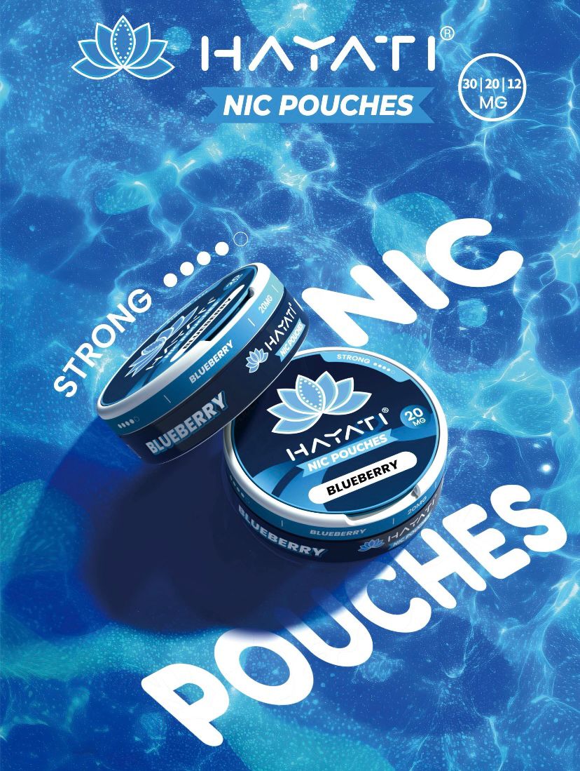 Hayati Nicotine Pouches Pack of 10 - Blueberry