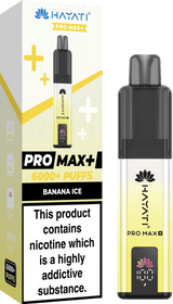 Hayati Pro Max+ 6000 Vape Kit - Box of 5 - Banana Ice