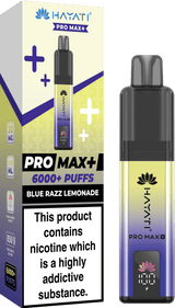 Hayati Pro Max+ 6000 Vape Kit - Box of 5 - Blue Razz Lemonade