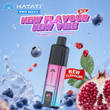 Hayati Pro Max+ 6000 Vape Kit - Box of 5 - Blueberry Pomegranate *New*