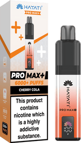 Hayati Pro Max+ 6000 Vape Kit - Box of 5 - Cherry Cola