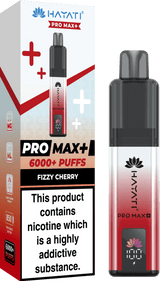 Hayati Pro Max+ 6000 Vape Kit - Box of 5 - Fizzy Cherry