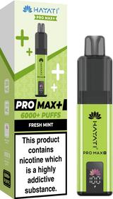 Hayati Pro Max+ 6000 Vape Kit - Box of 5 - Fresh Mint